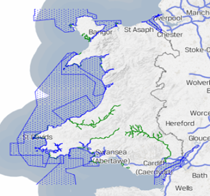 Map of special areas of conservation