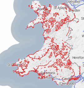 Map of sites of special scientific interest