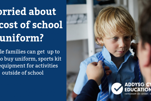 You could be eligible to receive up to £200 to buy school uniform, equipment, sports kit and kit for activities outside of school for your child
