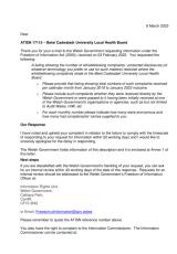 FOI Release 17115: Betsi Cadwaladr University Local Health Board | GOV ...